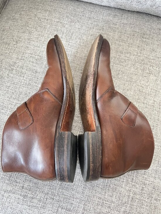 Allen Edmonds Ostendo St. George Ankle Strap Boots Men\'s sz 9.5 AA Narrow main image 8